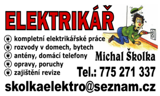 Elektrikář Michal Školka