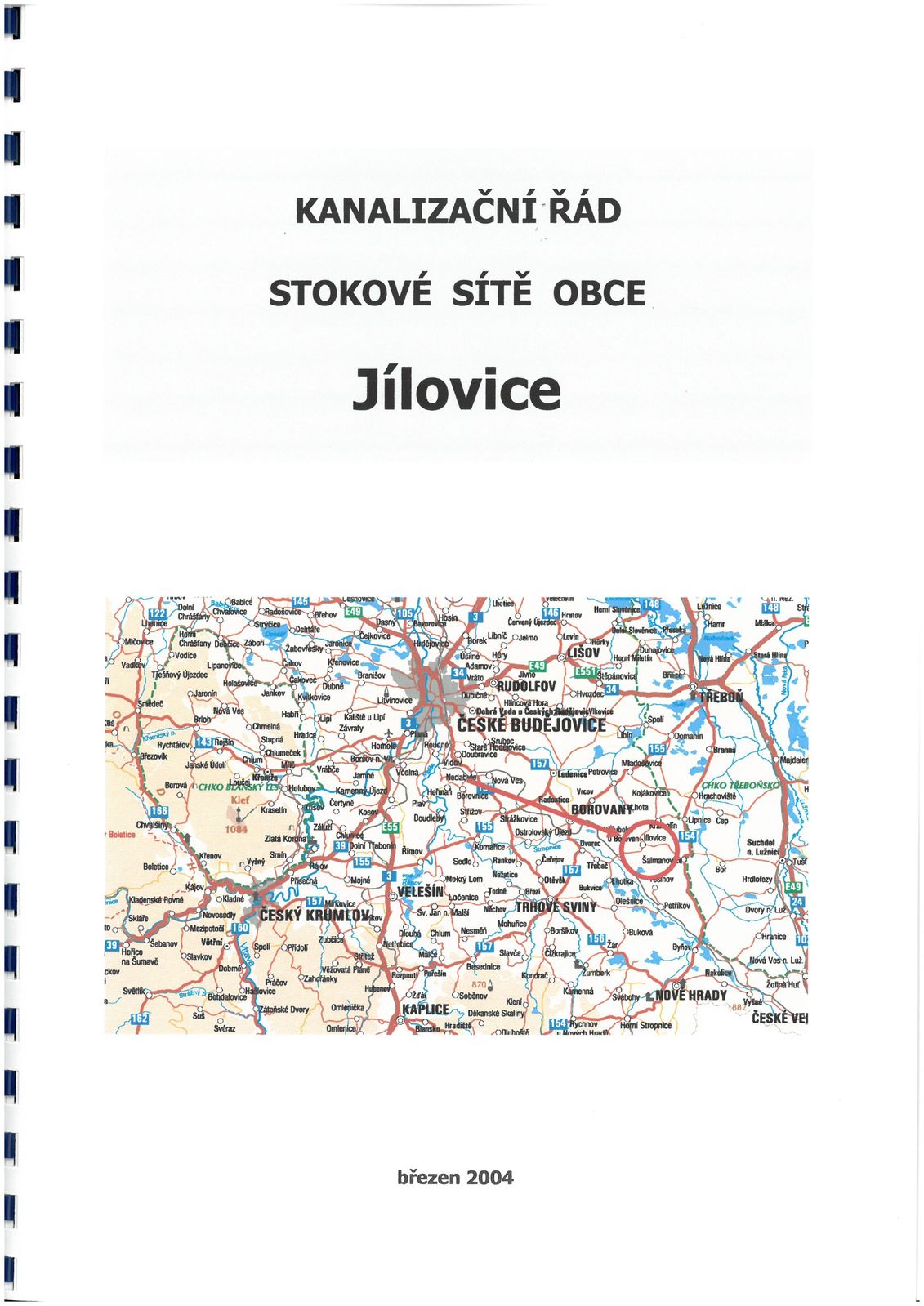 Kanalizační řád veřejné kanalizace obce Jílovice