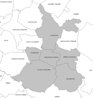 Katastrální území obce Jílovice